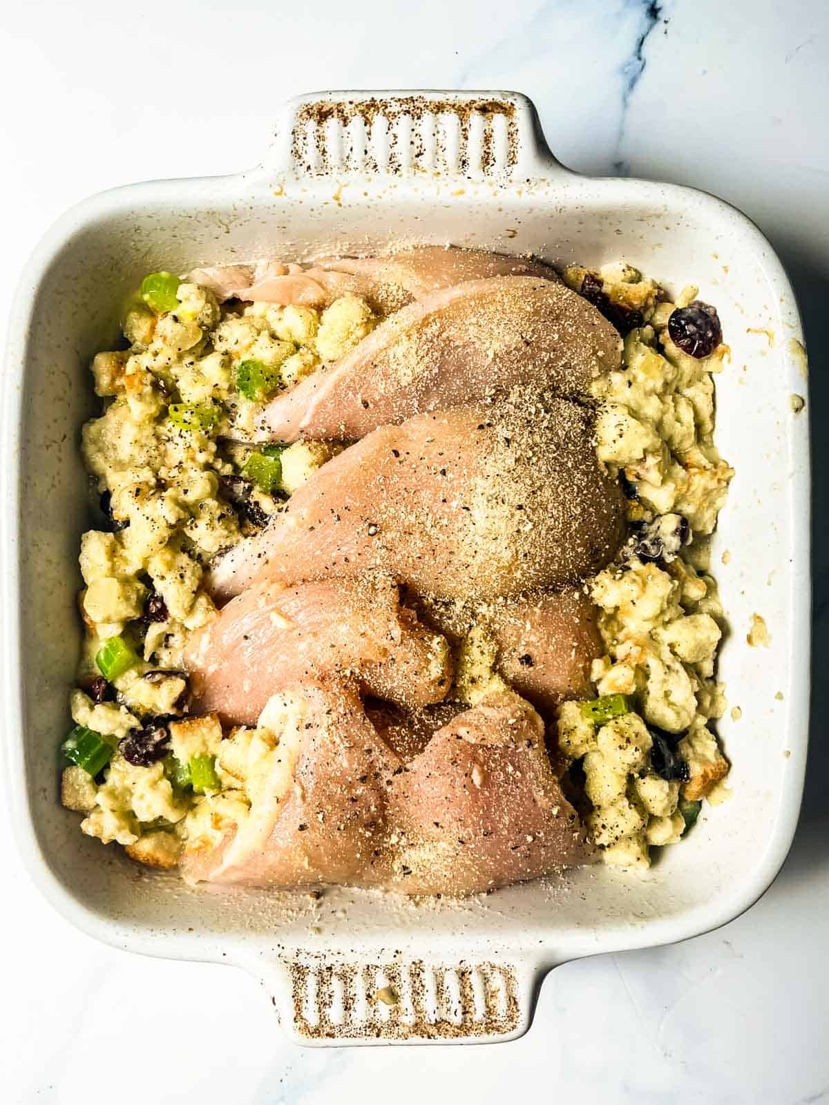 Easy Chicken Breasts Stuffed With Stuffing Recipe Meghan It Up