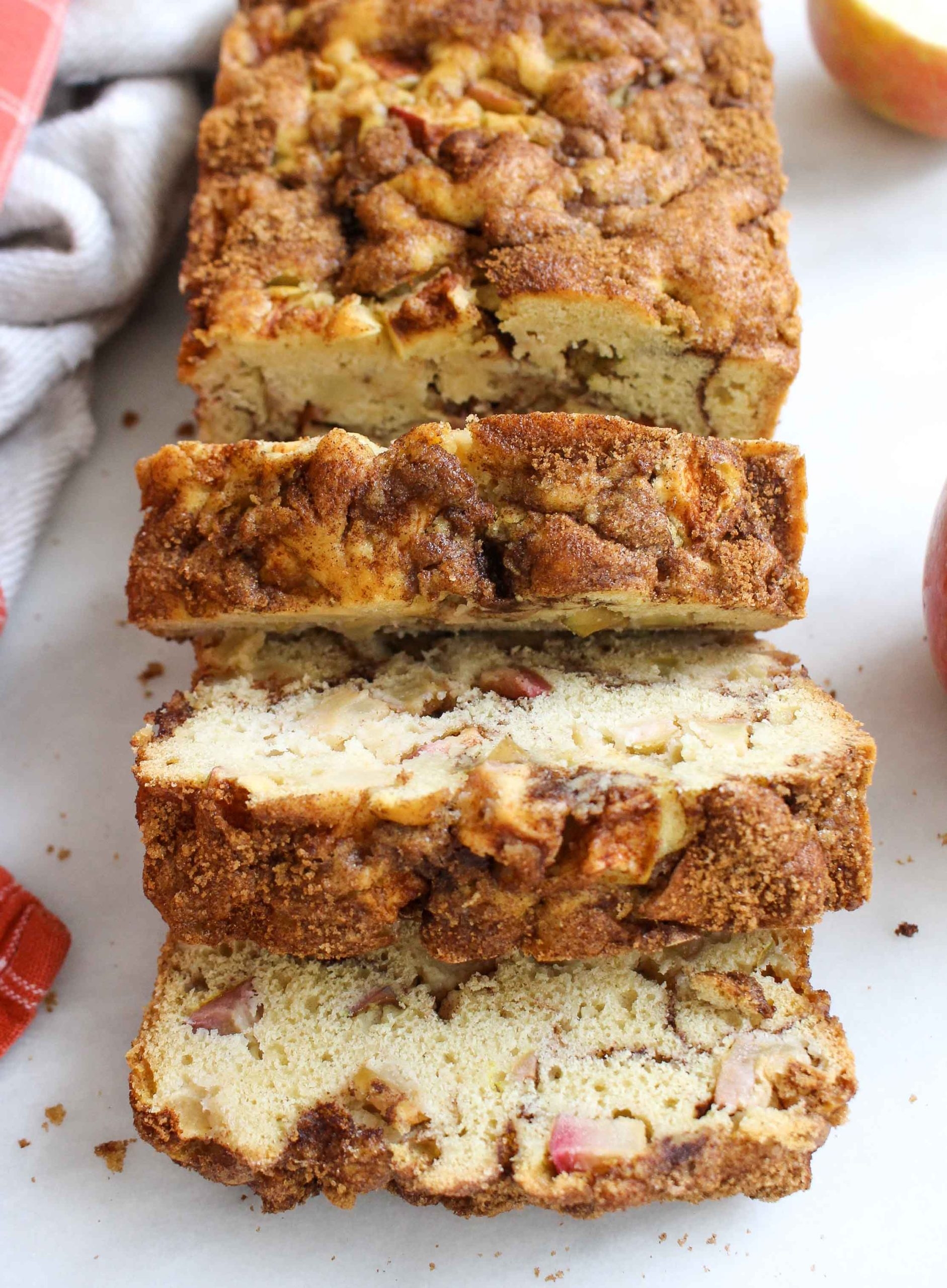 Easy Cinnamon Apple Bread Chelsey Amer Nutrition