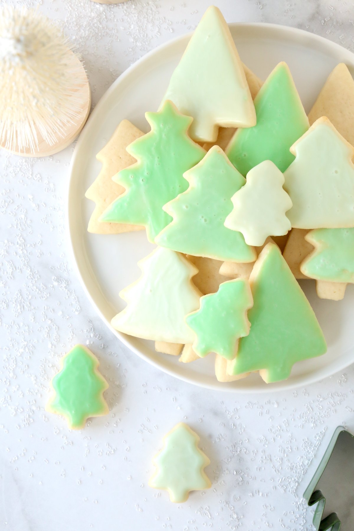 Easy Cream Cheese Sugar Cookie Trees Joy Oliver