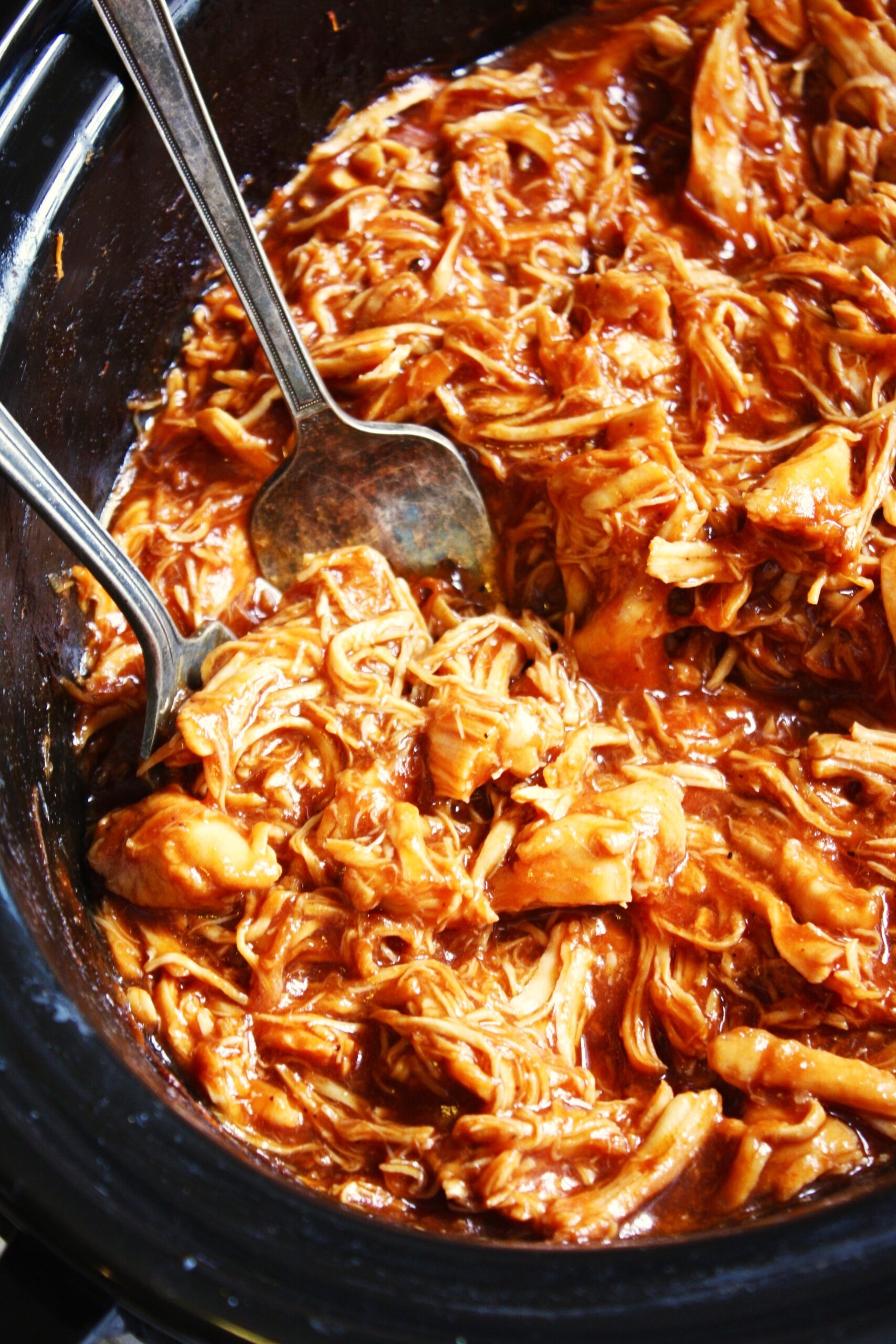 Easy Crock Pot BBQ Chicken