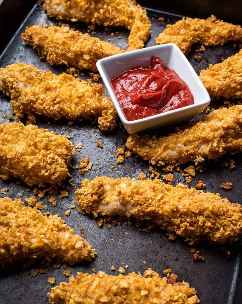 Easy Crunchy Baked Chicken Strips G Free Foodie