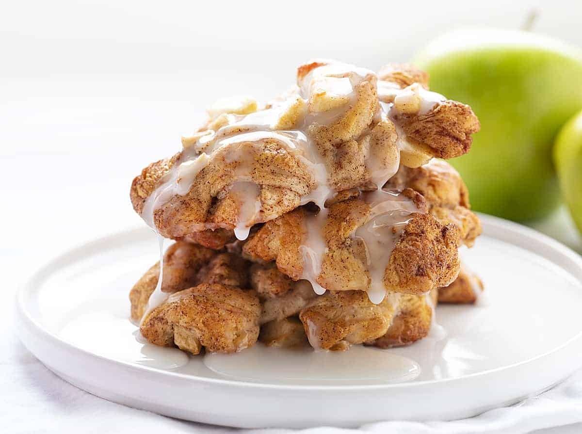 EASY Delicious Baked Apple Fritters I Am Baker EASY Delicious Baked Apple Fritters I Am Baker