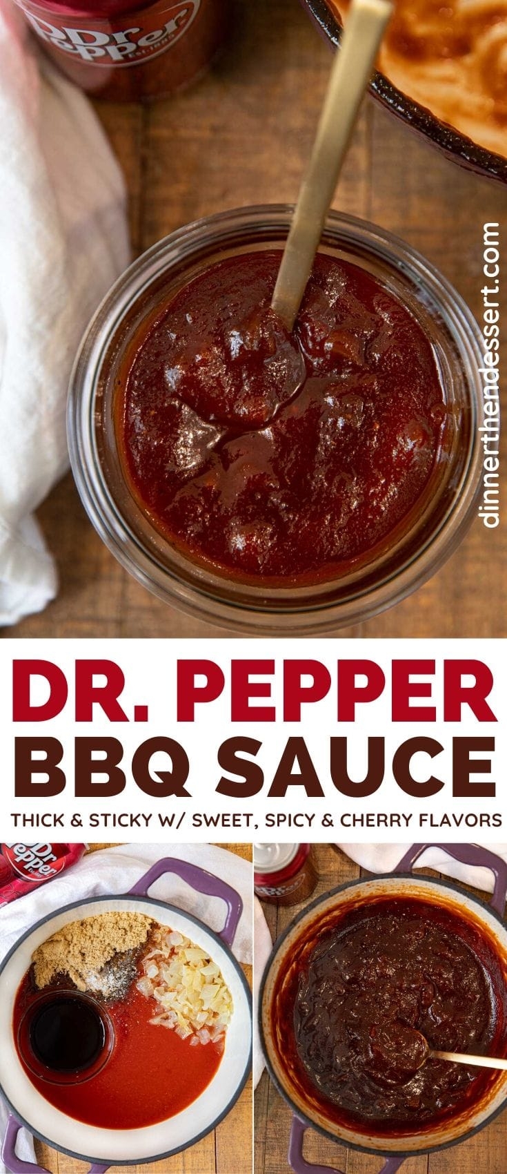 Easy Dr Pepper BBQ Sauce Recipe Dinner Then Dessert Easy Dr Pepper BBQ Sauce Recipe Dinner Then Dessert