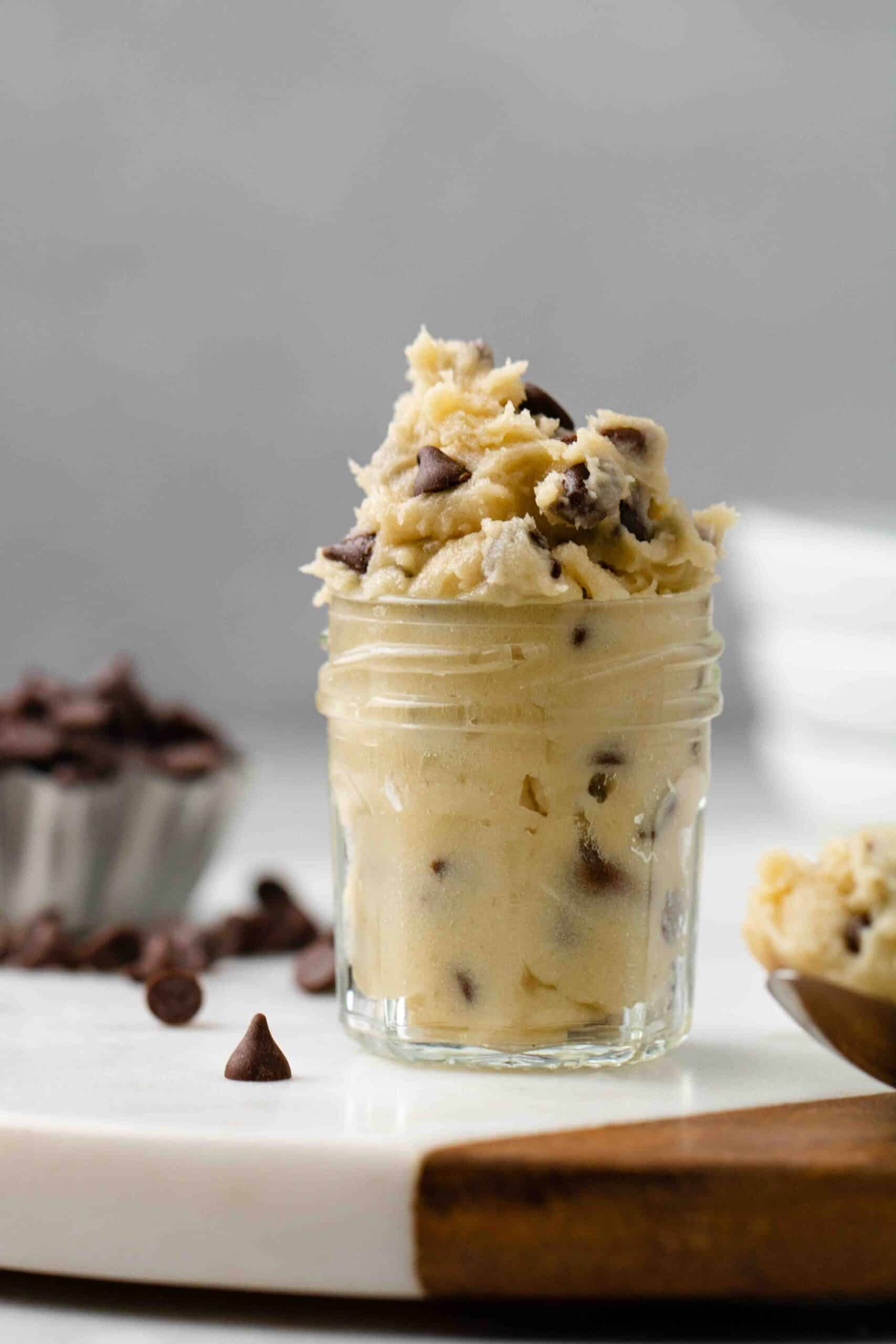 Easy Edible Cookie Dough For One No Bake Ready In 5 Minutes Lifestyle Of A Foodie