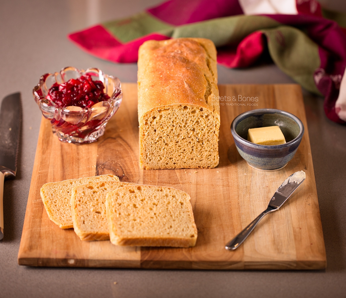 Easy Einkorn Sandwich Bread with Freshly Milled Flour Beets Bones