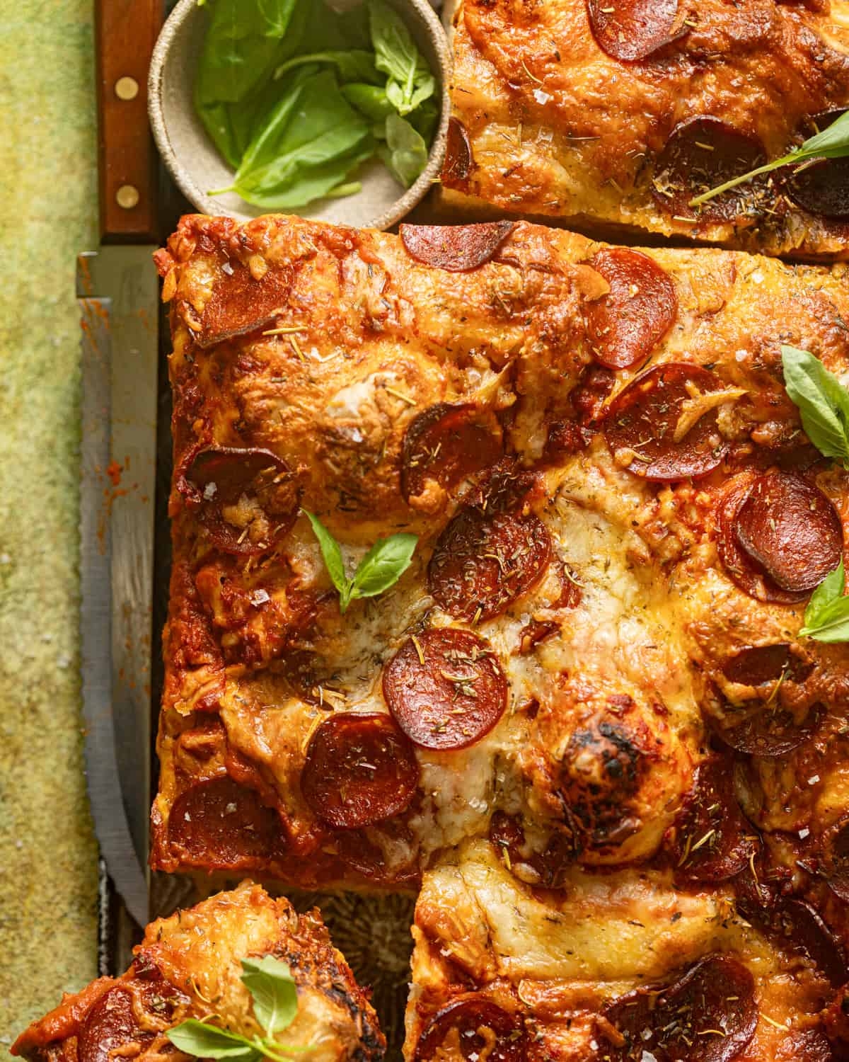 Easy Focaccia Bread Pizza With Pesto Britney Breaks Bread Easy Focaccia Bread Pizza With Pesto Britney Breaks Bread