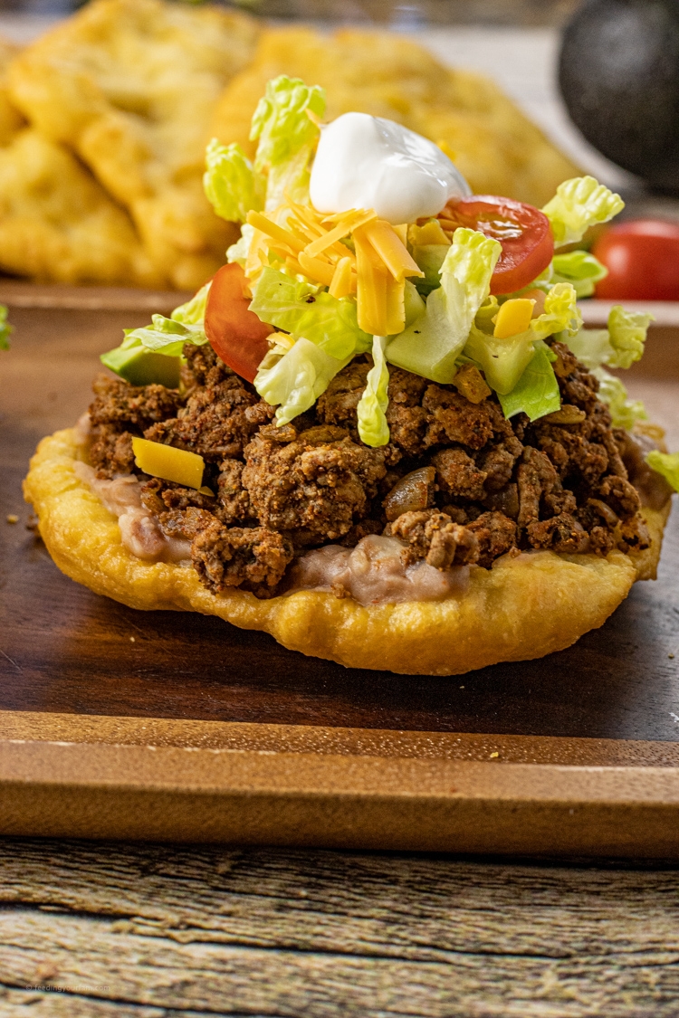 Easy Fry Bread Tacos Feeding Your Fam