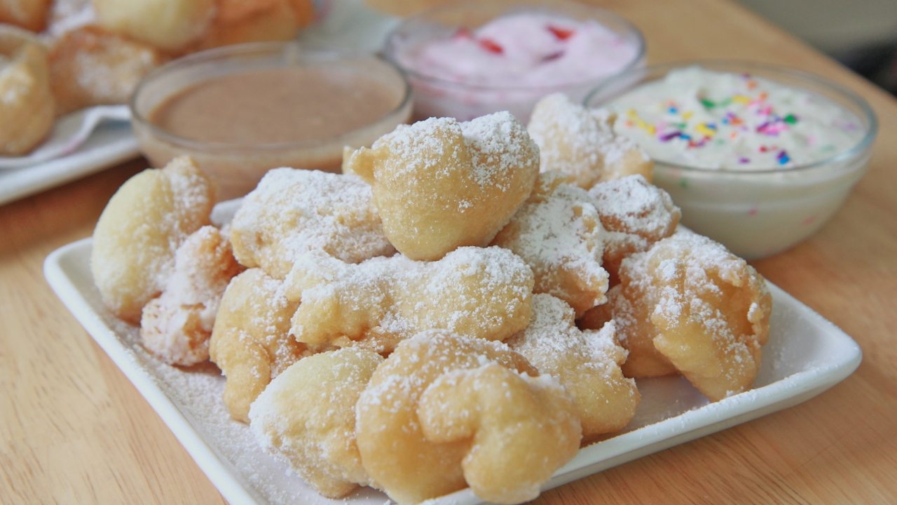 Easy Funnel Cake Bites Recipe Toppings