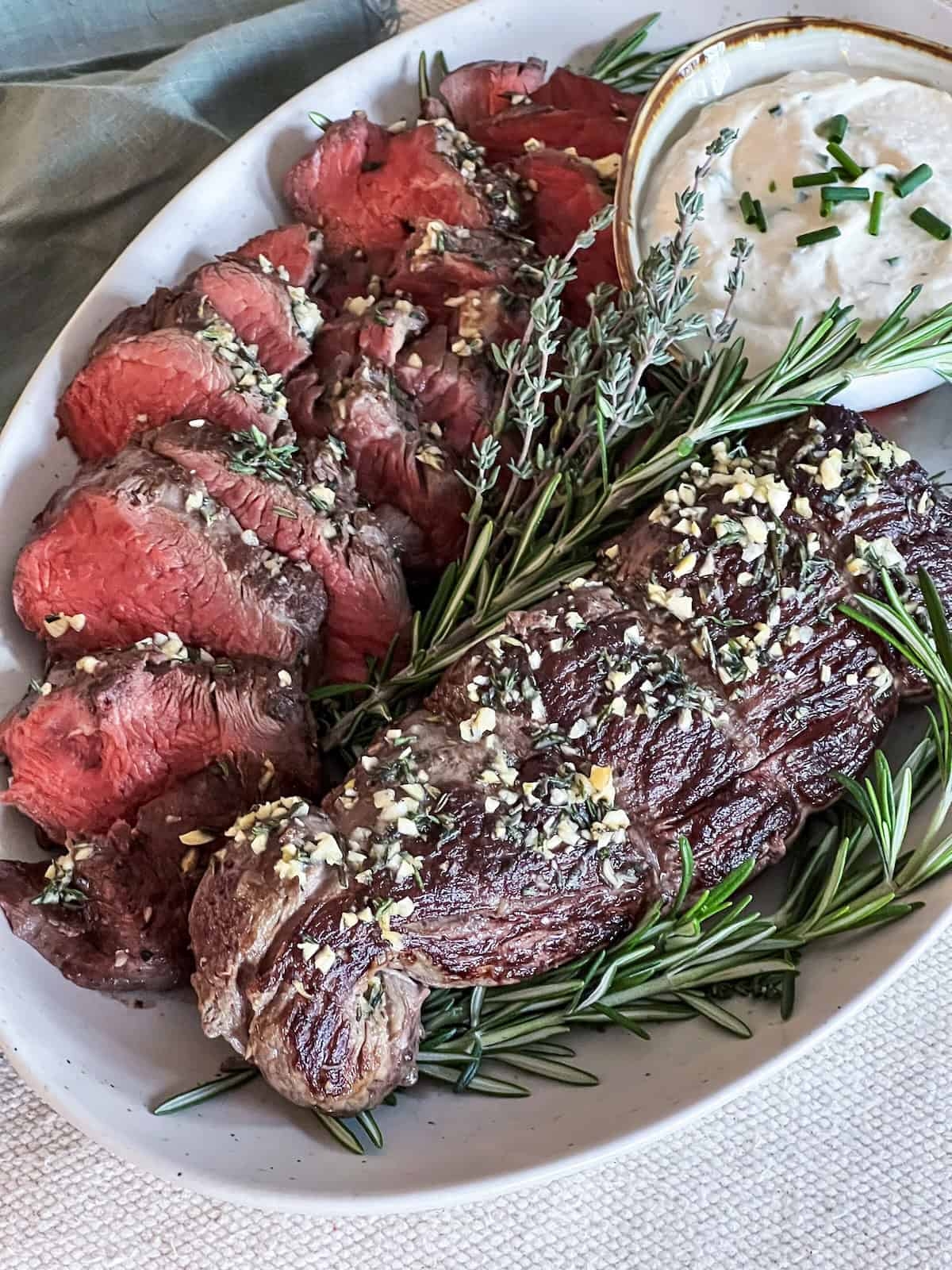 Easy Garlic And Herb Slow Roasted Beef Tenderloin Big Delicious Life Easy Garlic And Herb Slow Roasted Beef Tenderloin Big Delicious Life