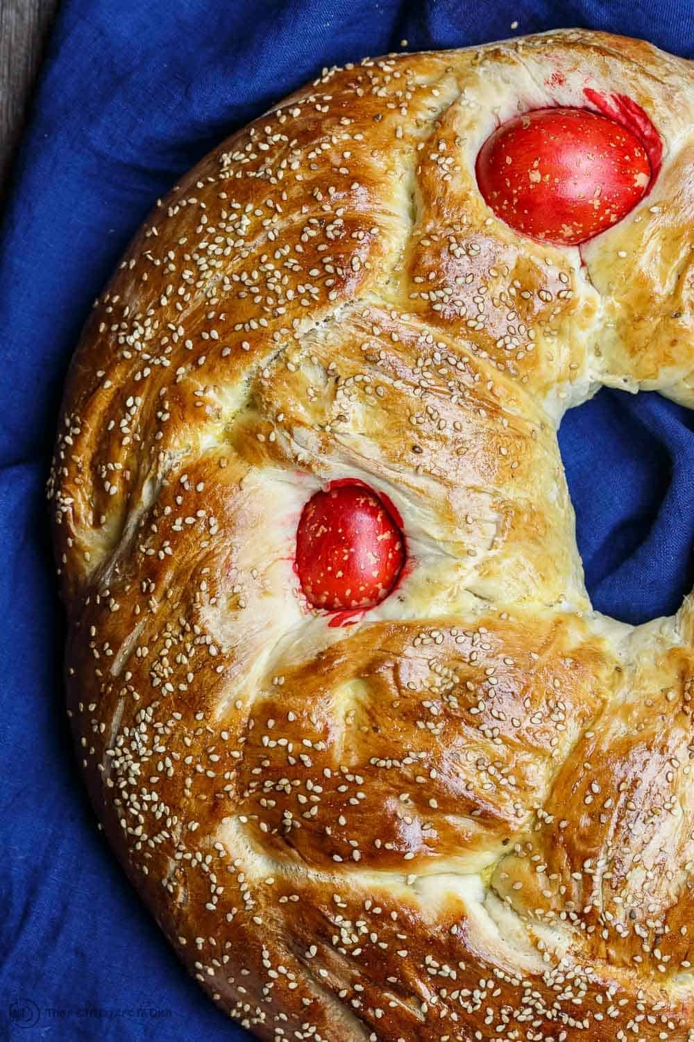 Easy Greek Easter Bread Recipe video The Mediterranean Dish Easy Greek Easter Bread Recipe video The Mediterranean Dish