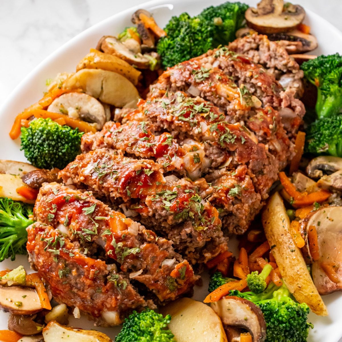 Easy Healthy Meatloaf With 1 Pound Of Ground Beef Skinny Fitalicious 