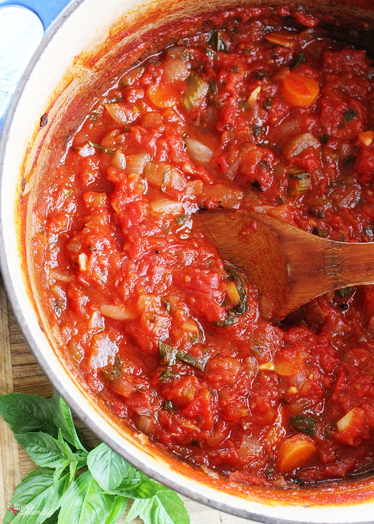 Easy Homemade Marinara Sauce from Scratch Positively Splendid Crafts Sewing Recipes And Home Decor 