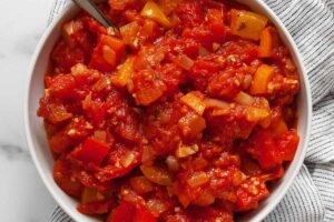 Easy Homemade Stewed Tomatoes Last Ingredient