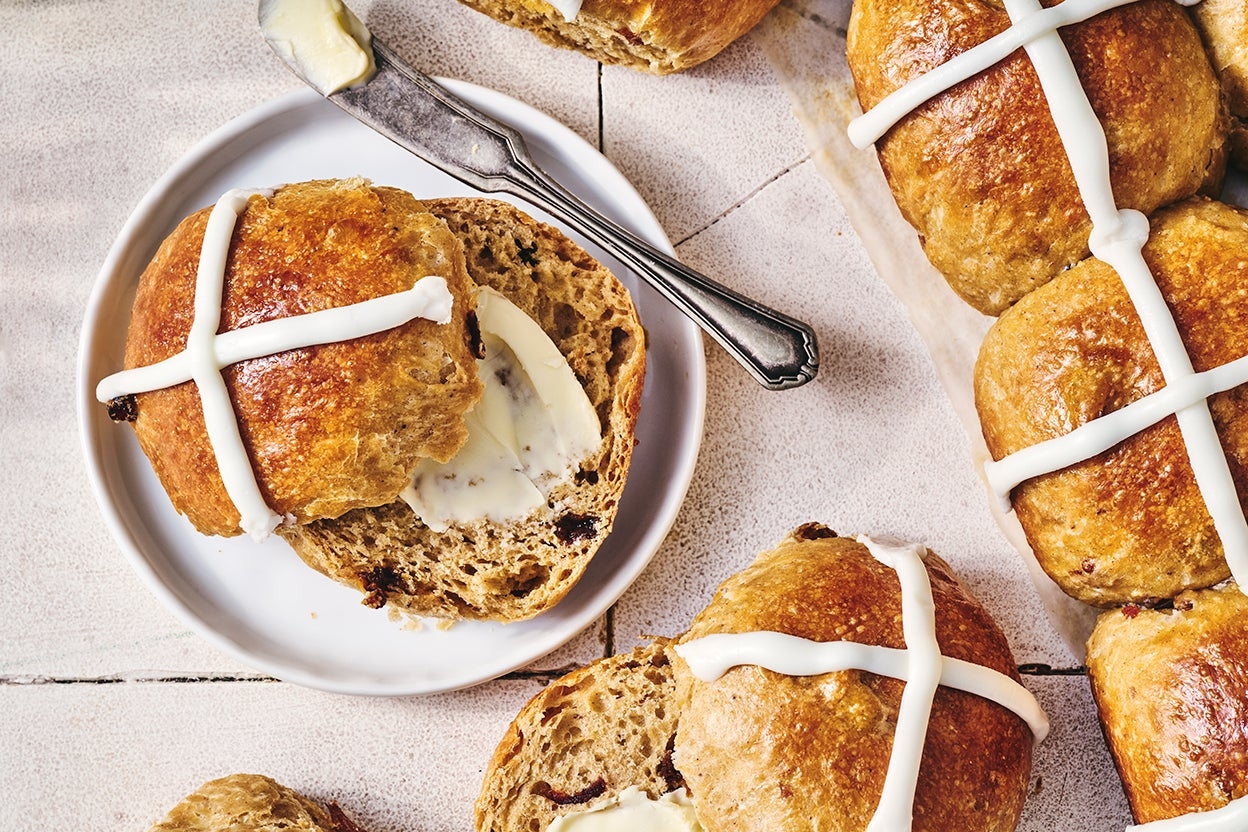 Easy Hot Cross Buns Recipe King Arthur Baking