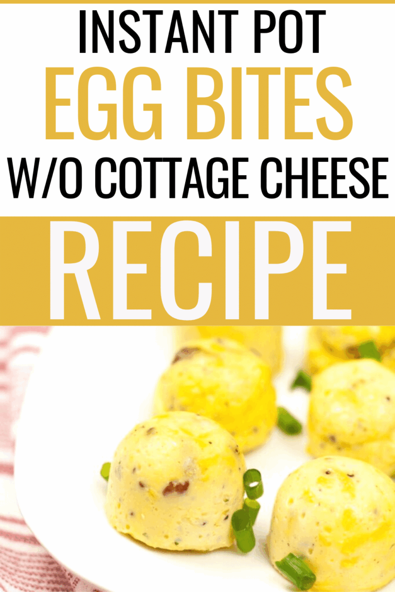 Easy Instant Pot Egg Bites Without Cottage Cheese