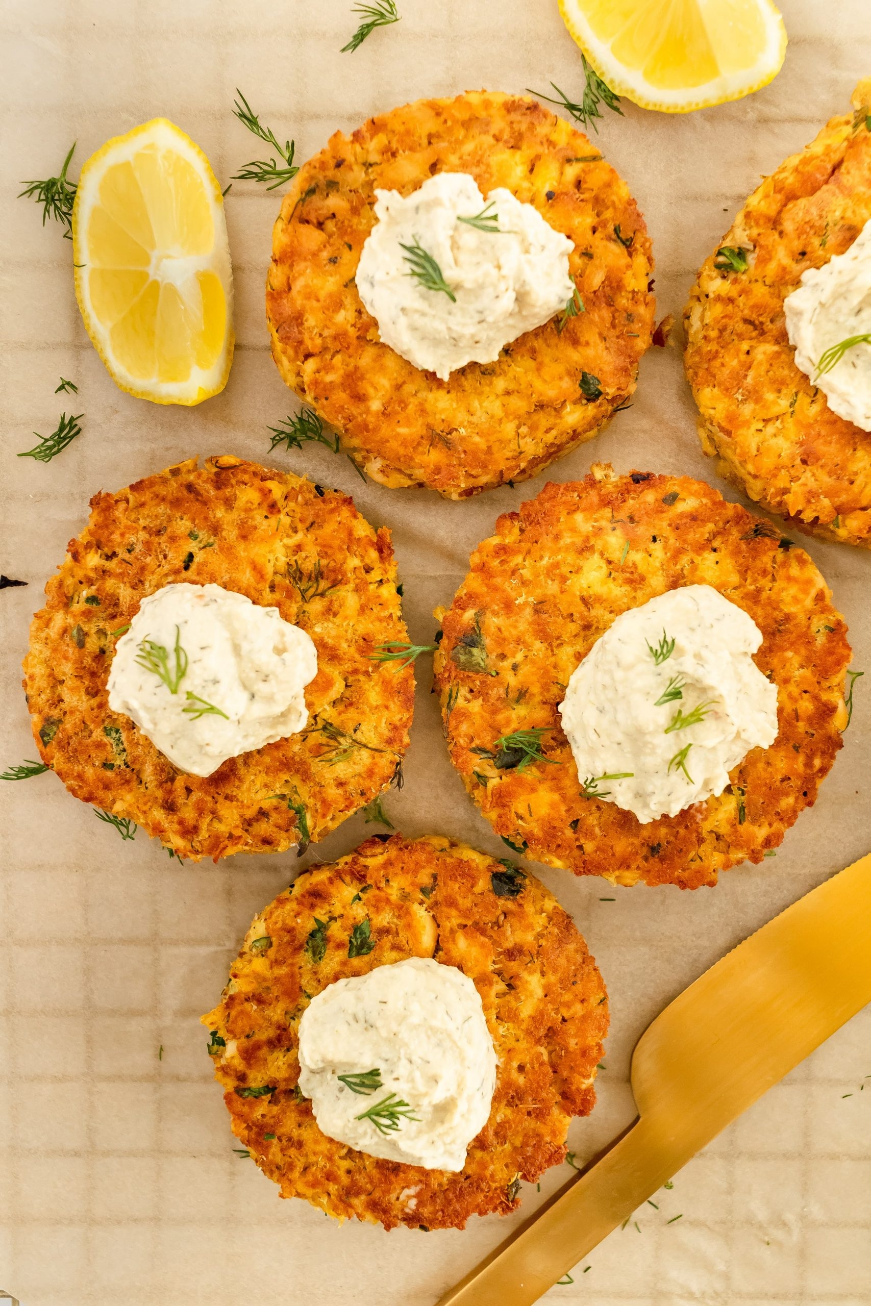 Easy Lemon Dill Salmon Cakes Once Upon A Pumpkin