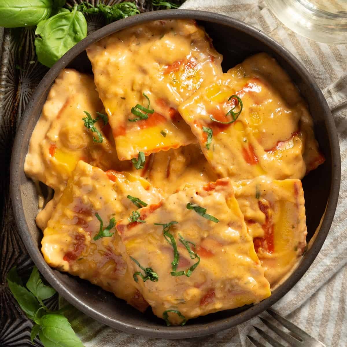 Easy Lobster Ravioli Cream Sauce Lauren From Scratch