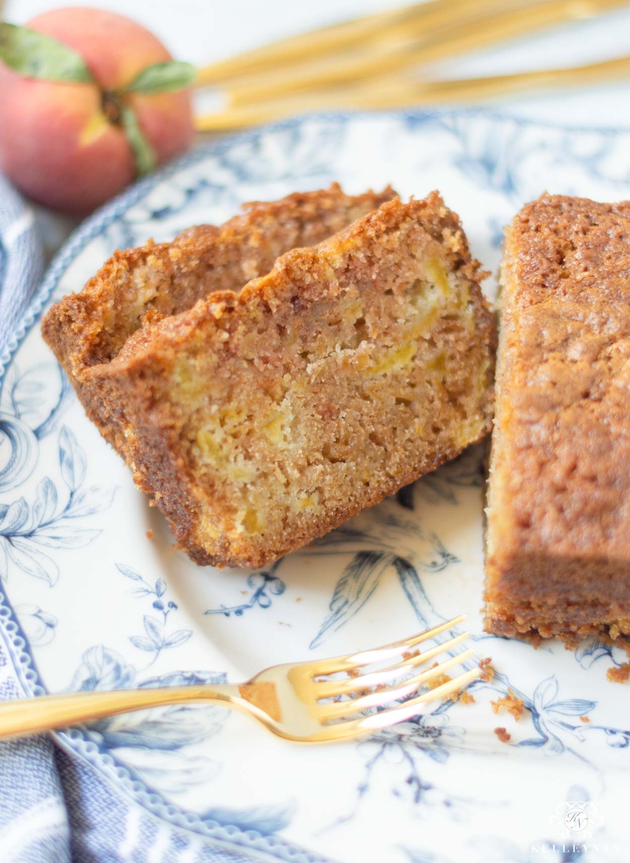 Easy Moist Peach Bread Recipe EASY Kelley Nan