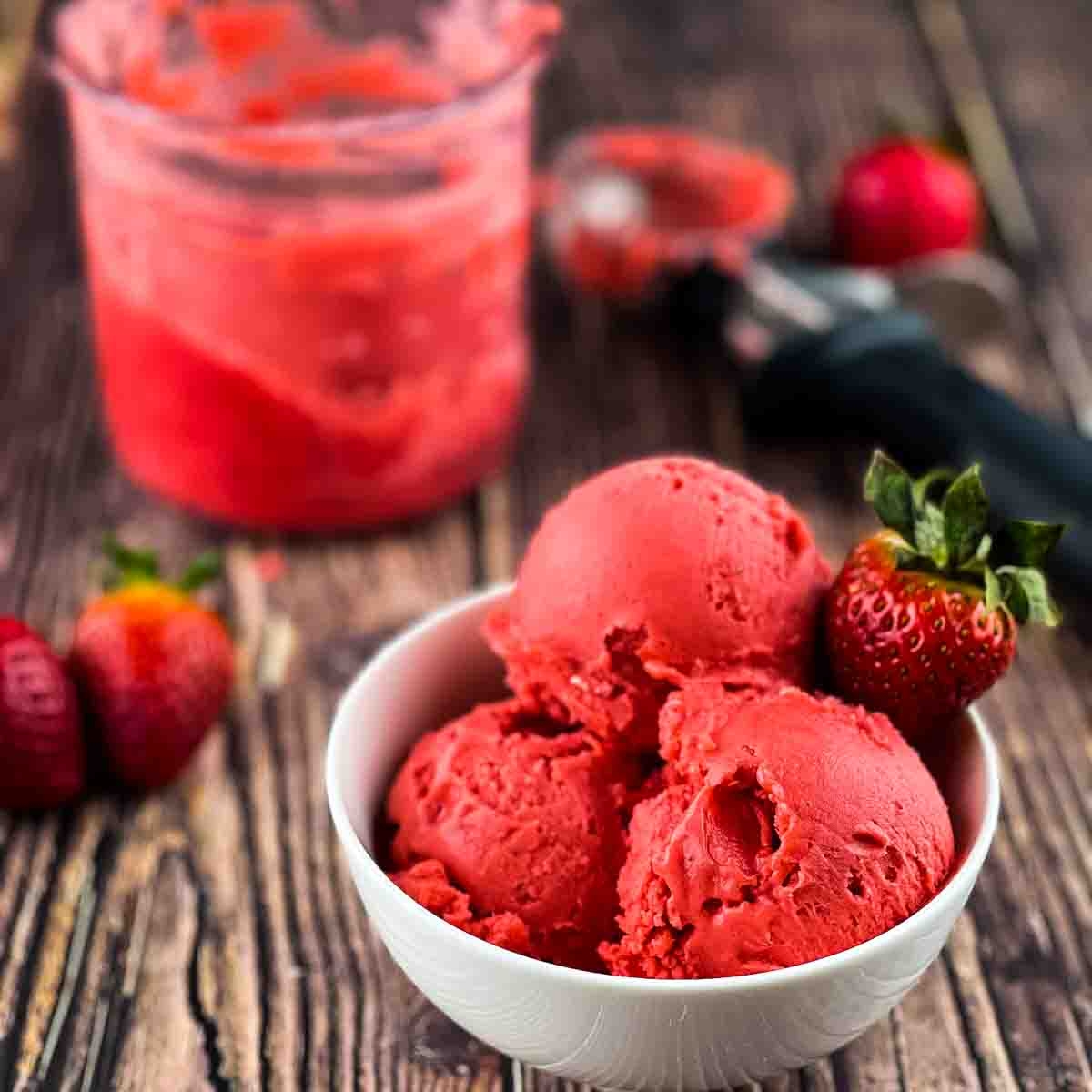 strawberry sherbet recipe