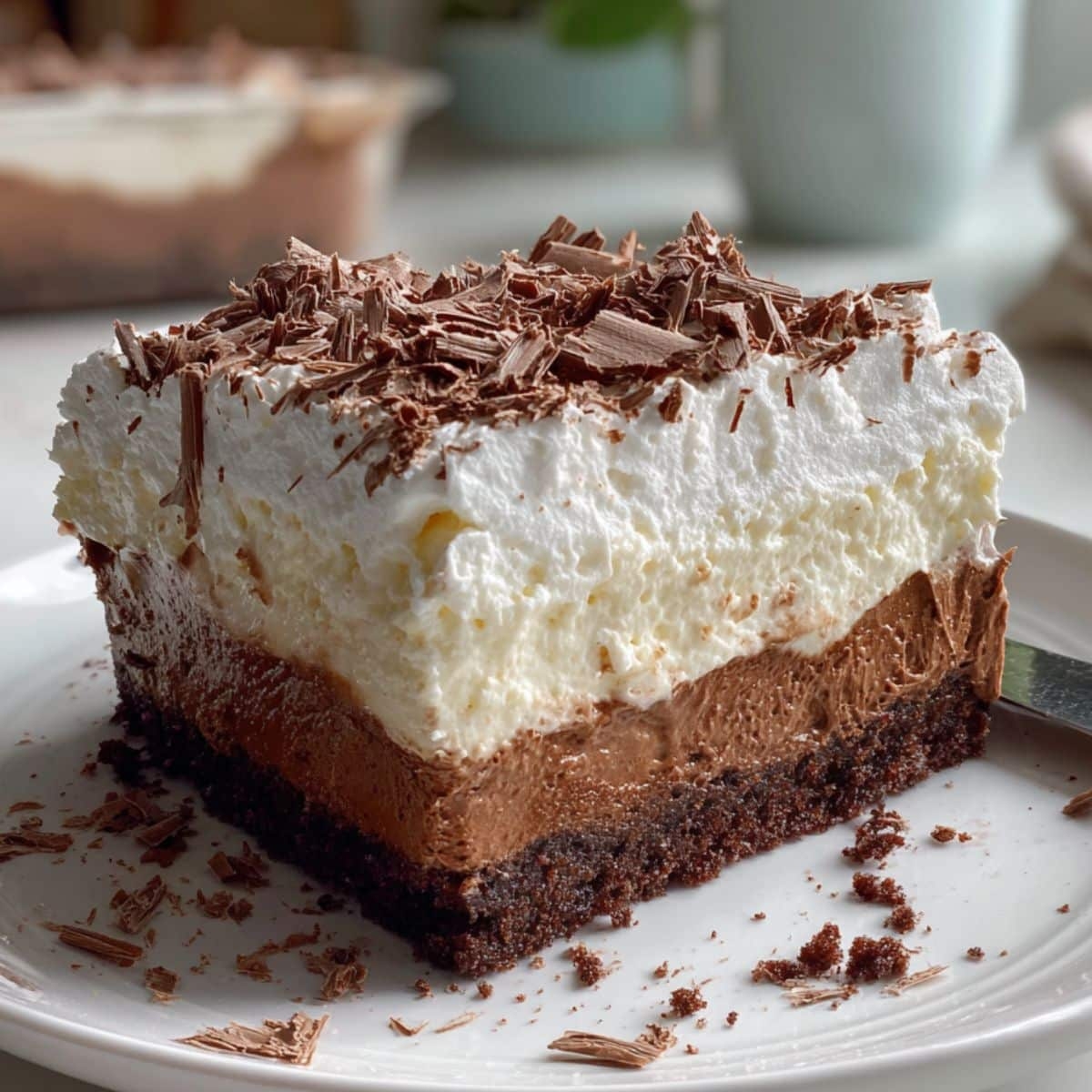 Easy No Bake Brownie Refrigerator Cake Chocolate Heaven