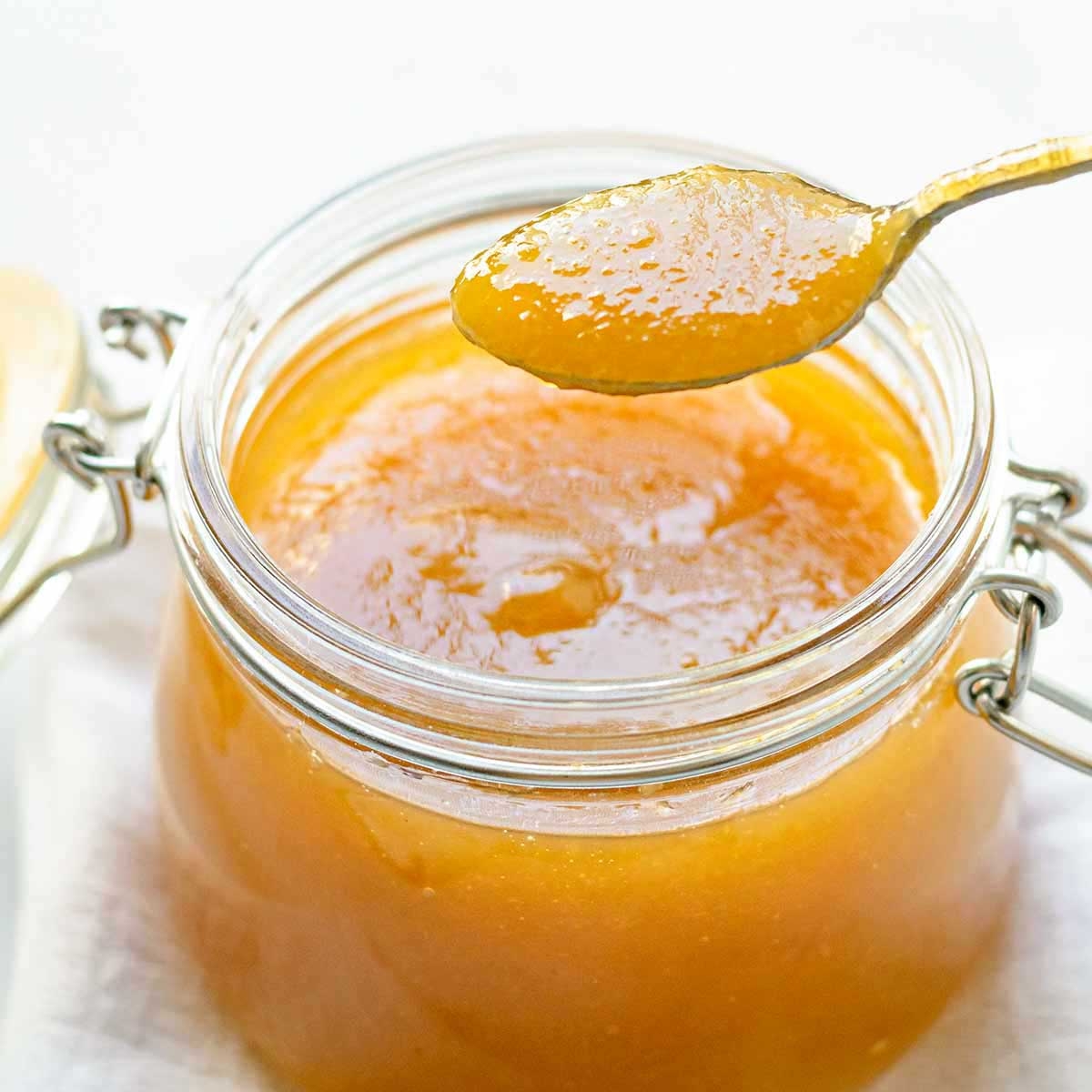 Easy Peach Jam Recipe no Pectin Less Sugar 