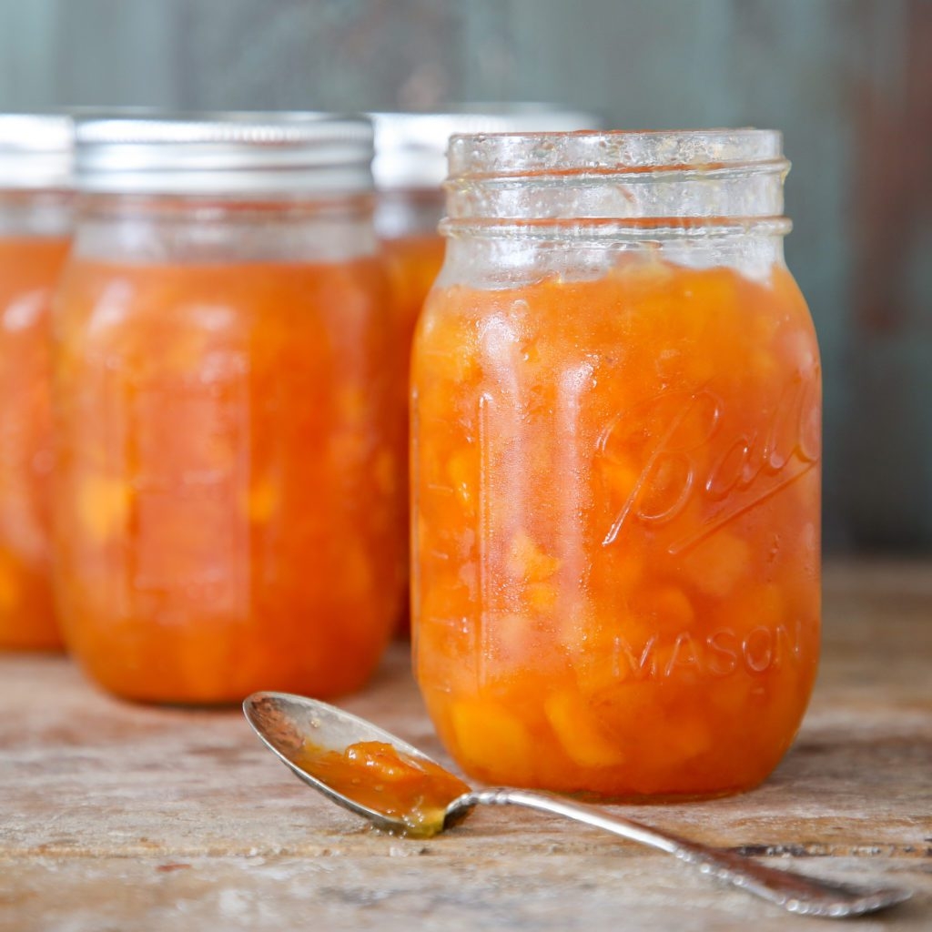 Easy Peach Preserves Recipe no Pectin 