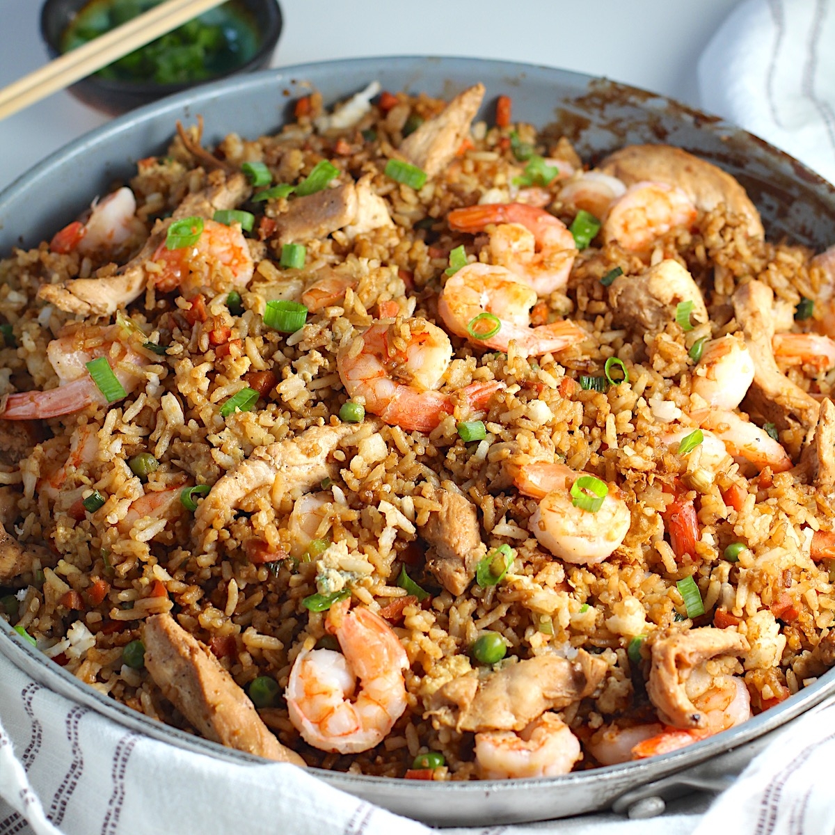 Easy Shrimp And Chicken Fried Rice Talking Meals Easy Shrimp And Chicken Fried Rice Talking Meals