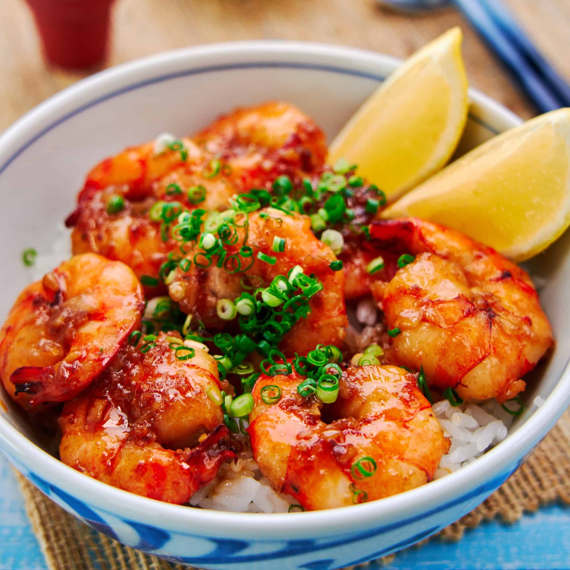 EASY Shrimp Rice Bowl With Garlic Butter Sauce EASY Shrimp Rice Bowl With Garlic Butter Sauce