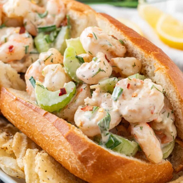 Easy Shrimp Salad Sandwich A Table Full Of Joy