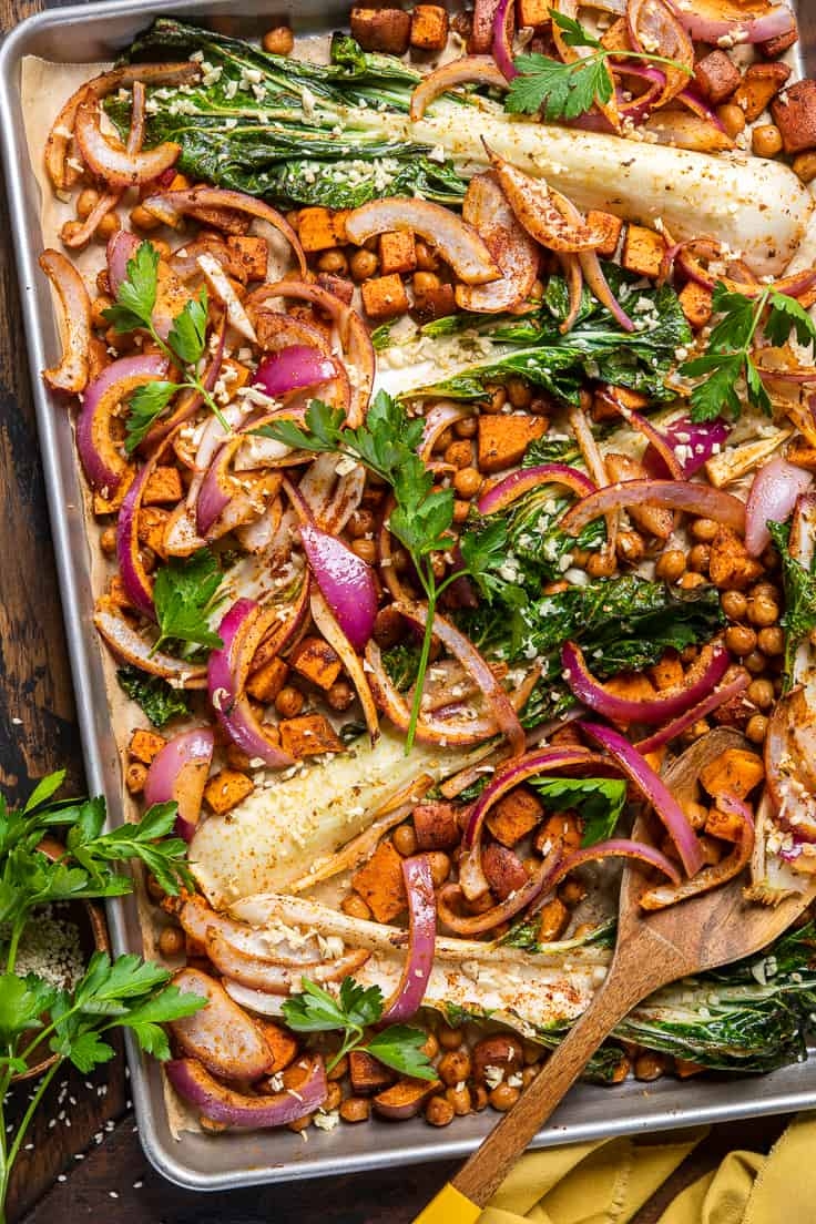Easy Smoky Sheet Pan Oven Roasted Veggies Make It Dairy Free