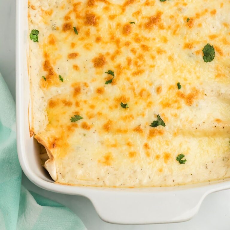 Easy Sour Cream Chicken Enchiladas