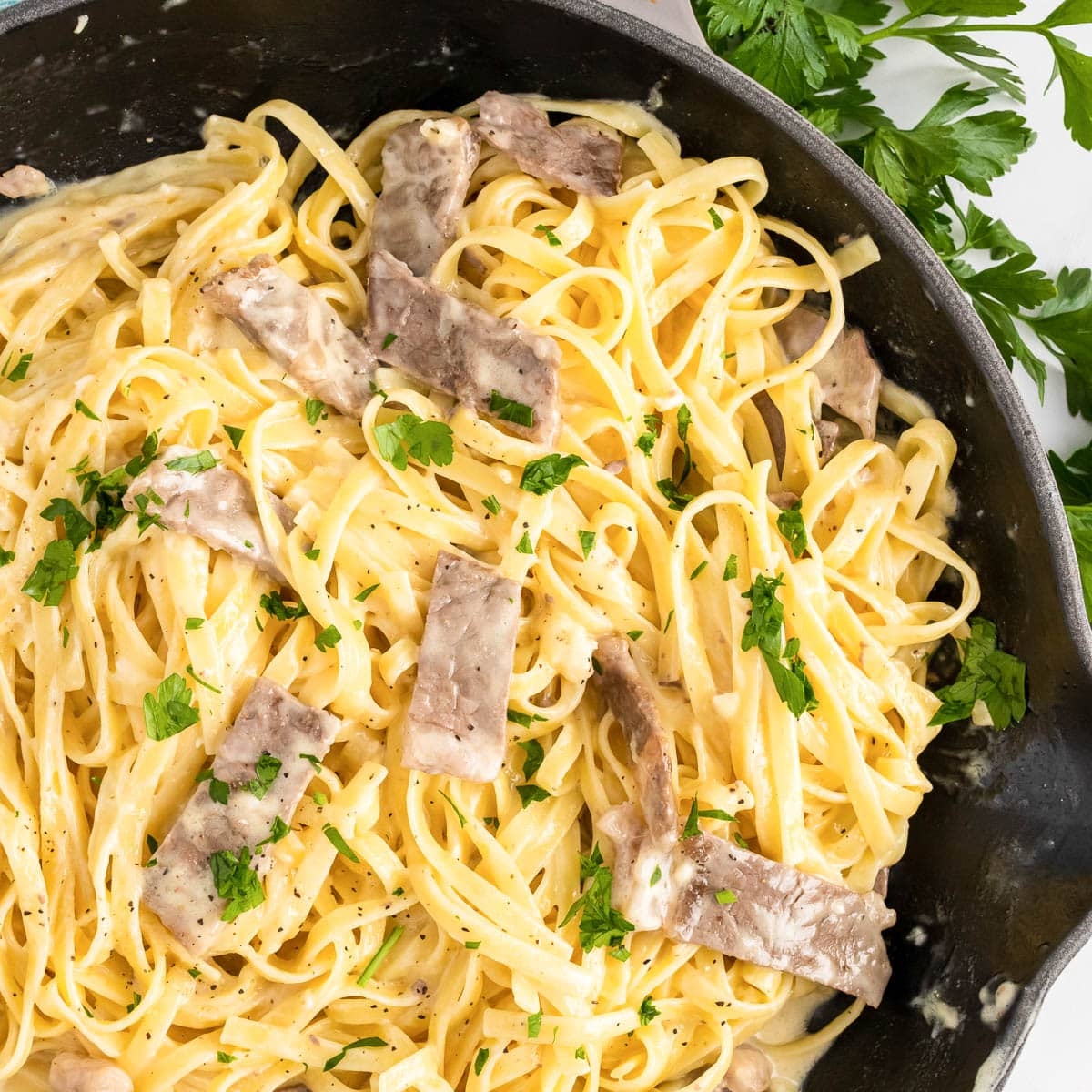 Easy Steak Alfredo Simple Elegant Dinner All She Cooks