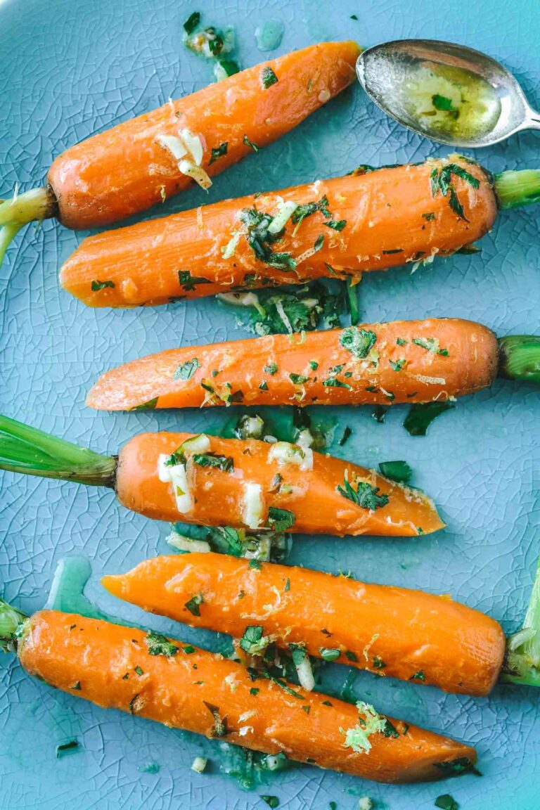 Easy Steamed Carrots With Cilantro Lime Gremolata A Unique Side Dish