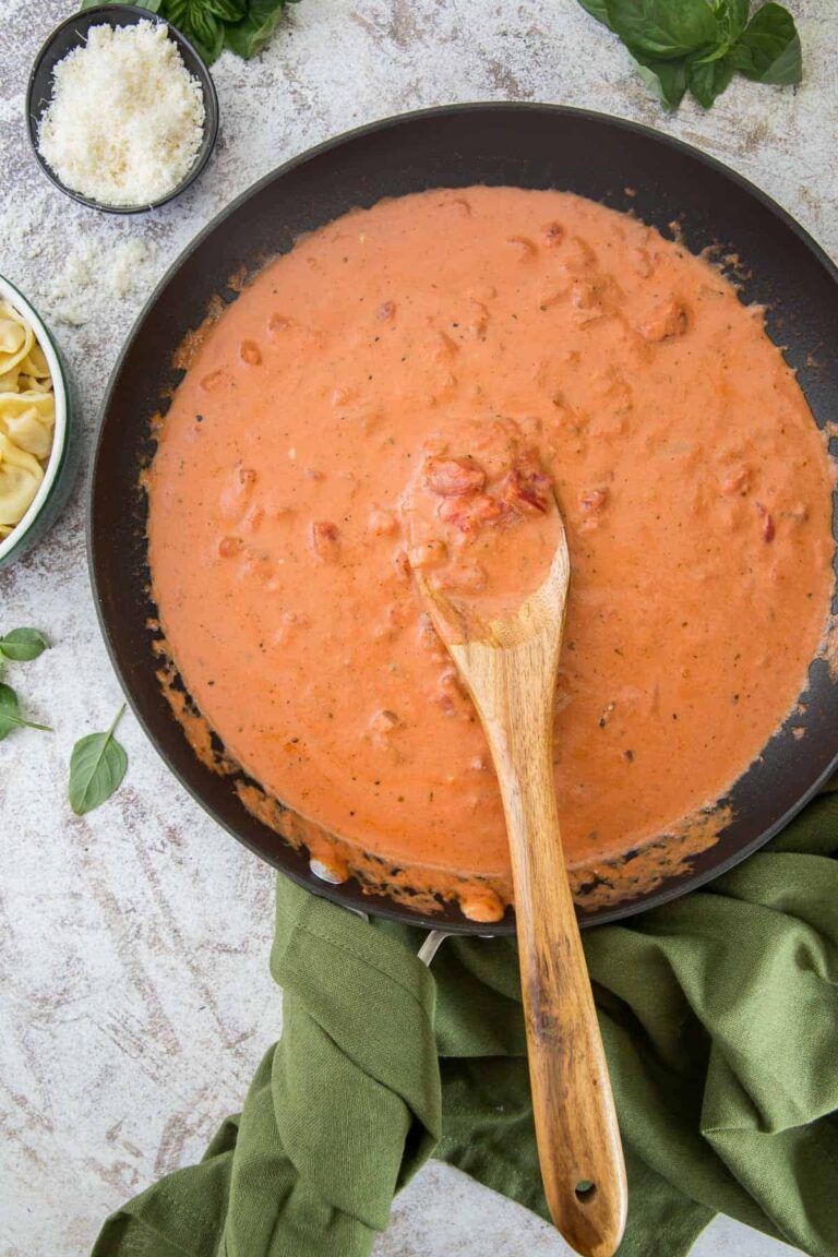 Easy Tomato Cream Sauce Under 10 Minutes Valerie s Kitchen