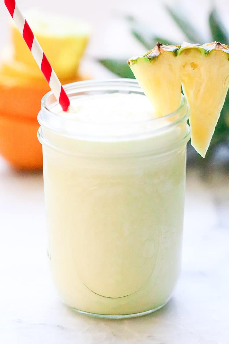 Easy Virgin Pina Colada Vegan Blueberry