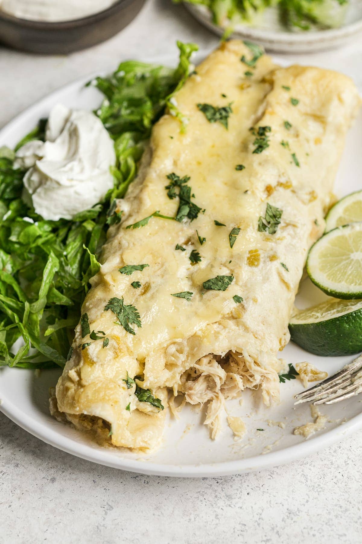 Easy White Chicken Enchiladas Isabel Eats Easy White Chicken Enchiladas Isabel Eats