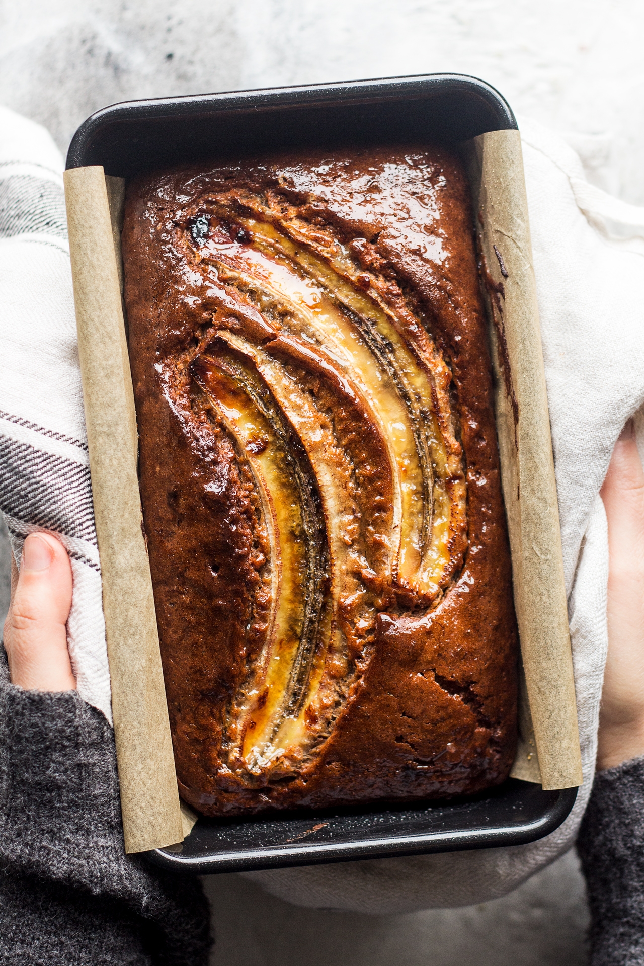 Eggless Banana Bread Lazy Cat Kitchen
