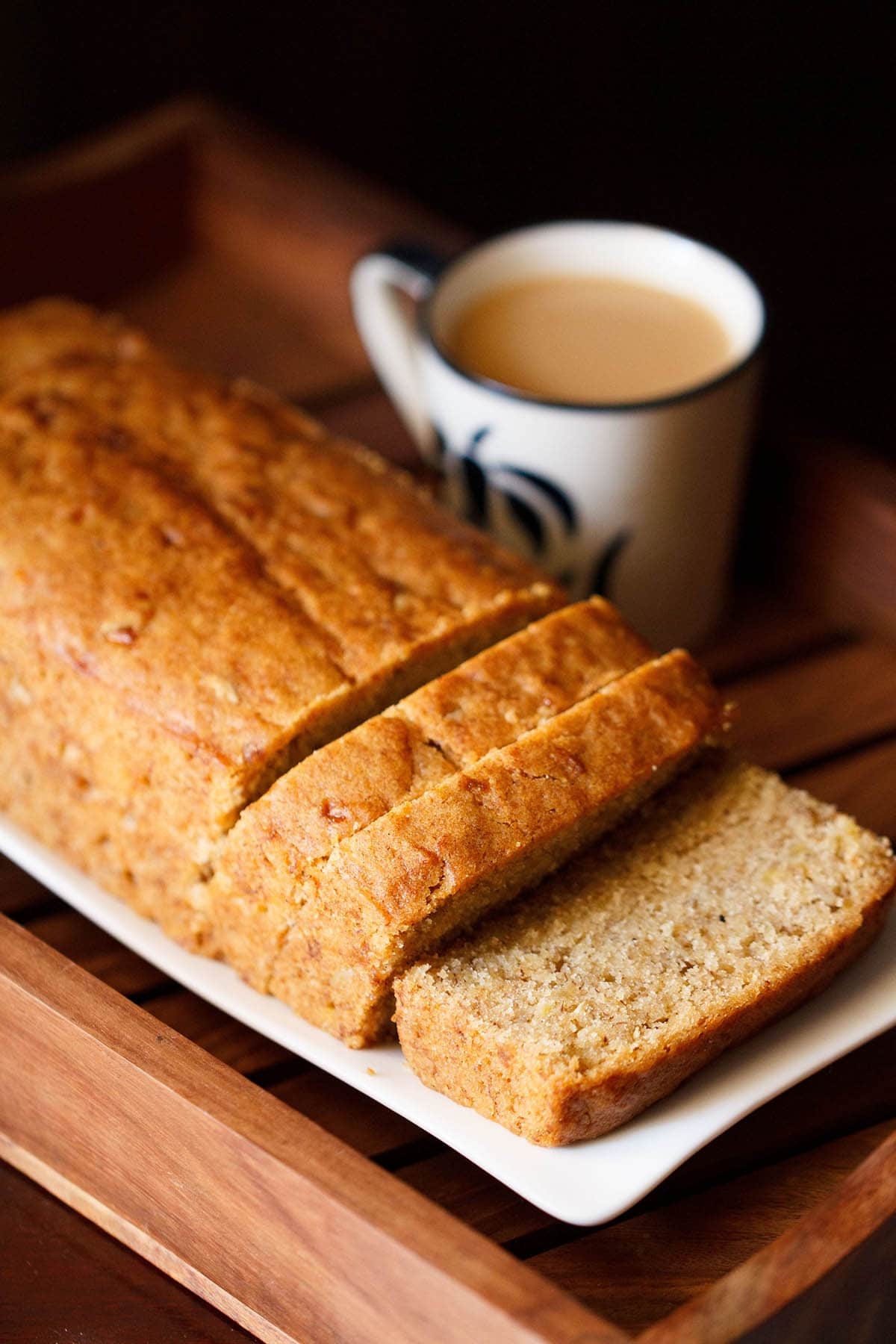 Eggless Banana Bread Recipe Dassana s Veg Recipes