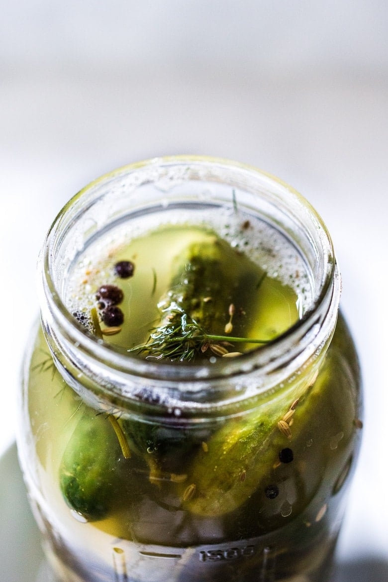 Fermented Pickles With Garlic And Dill Feasting At Home Fermented Pickles With Garlic And Dill Feasting At Home