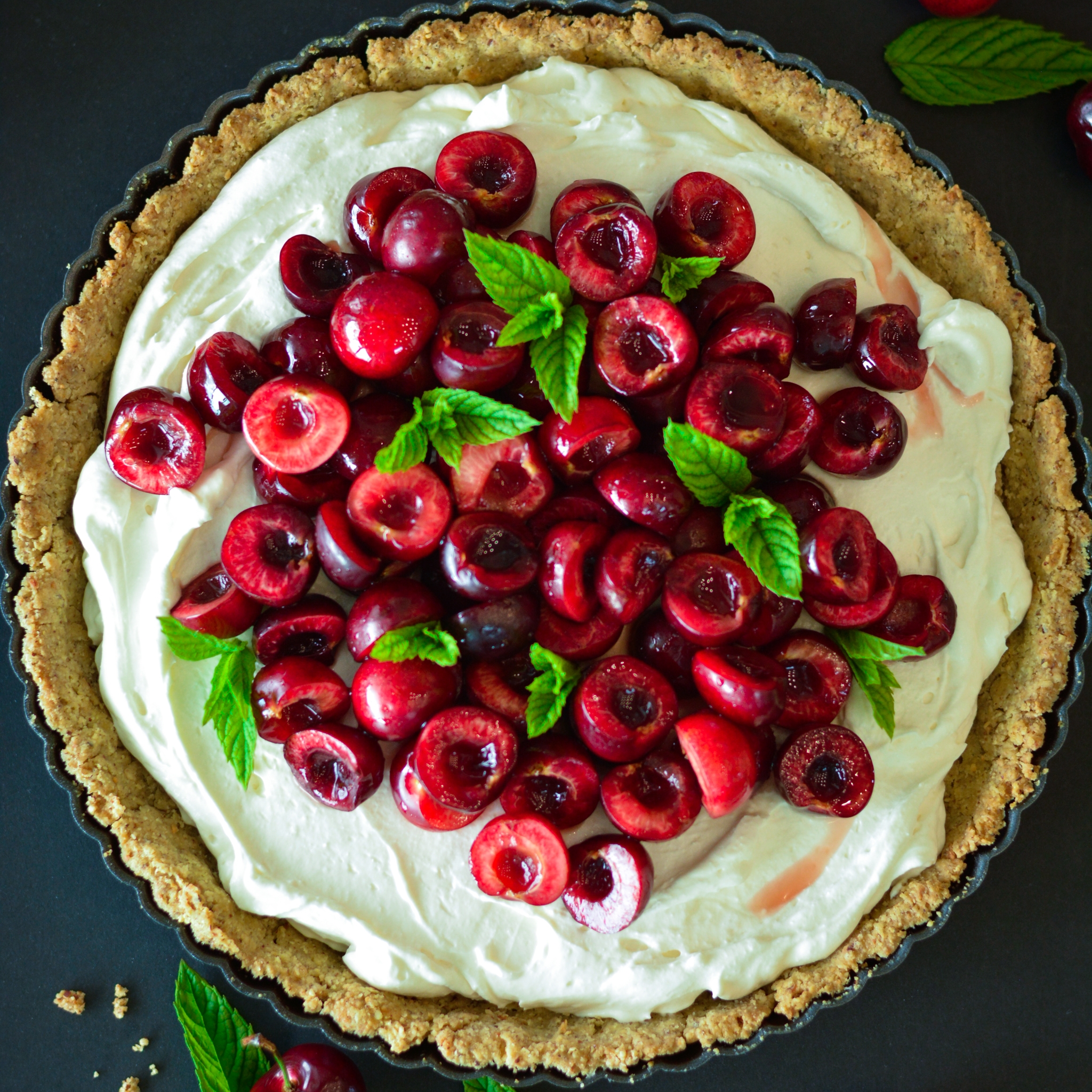 Fresh Cherry Tart Around The World In Eighty Dishes Fresh Cherry Tart Around The World In Eighty Dishes