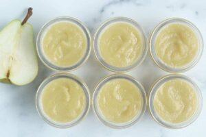 Fresh Pear Sauce to Share With The Kids 