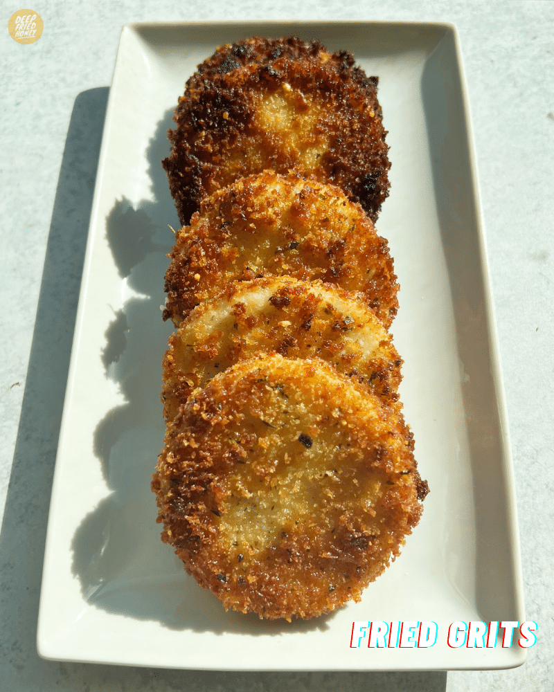 Fried Grits Grit Cakes Deepfriedhoney