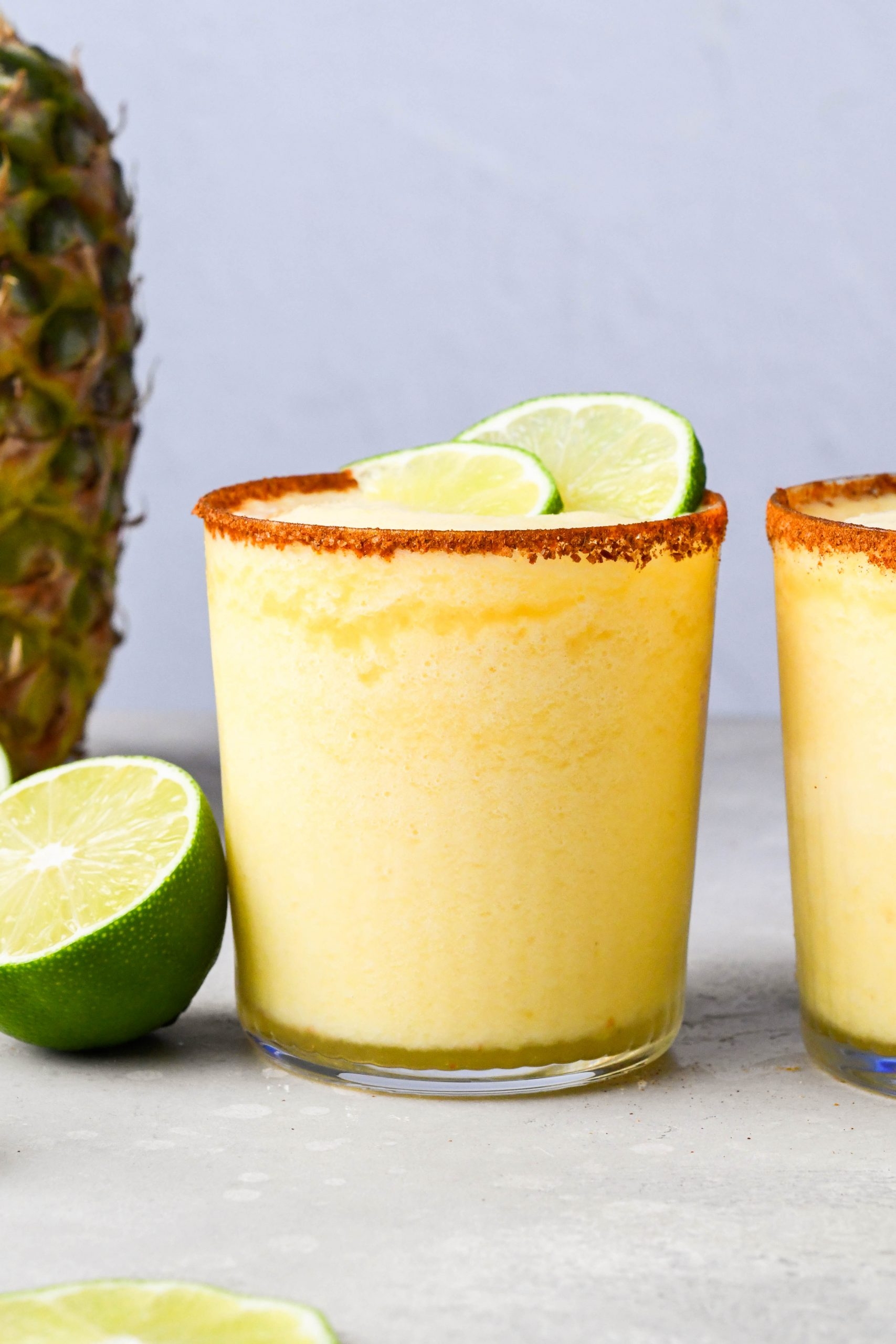 Frozen Pineapple Margaritas Naturally Sweetened 