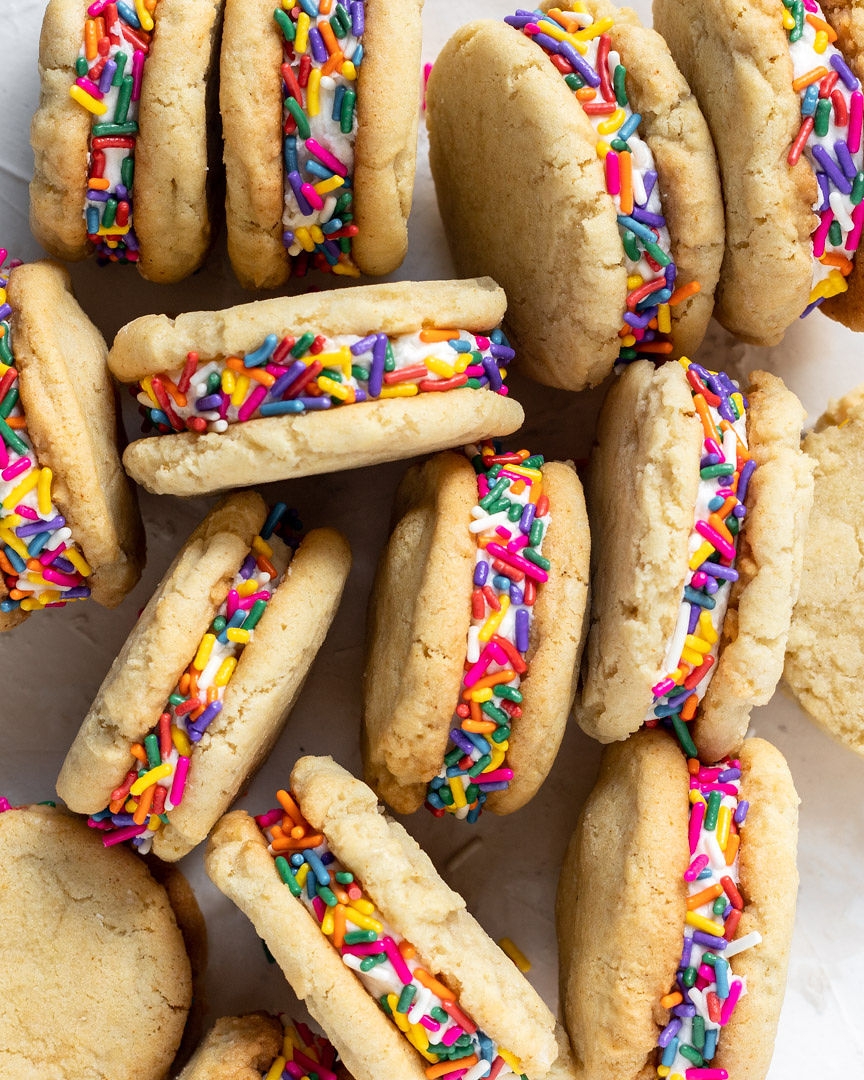 Funfetti Cookie Sandwiches Cookin With Mima