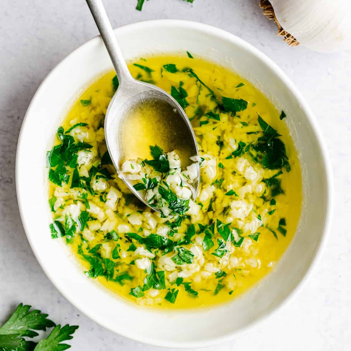 Garlic Butter Sauce 10 Minute Recipe Pinch And Swirl