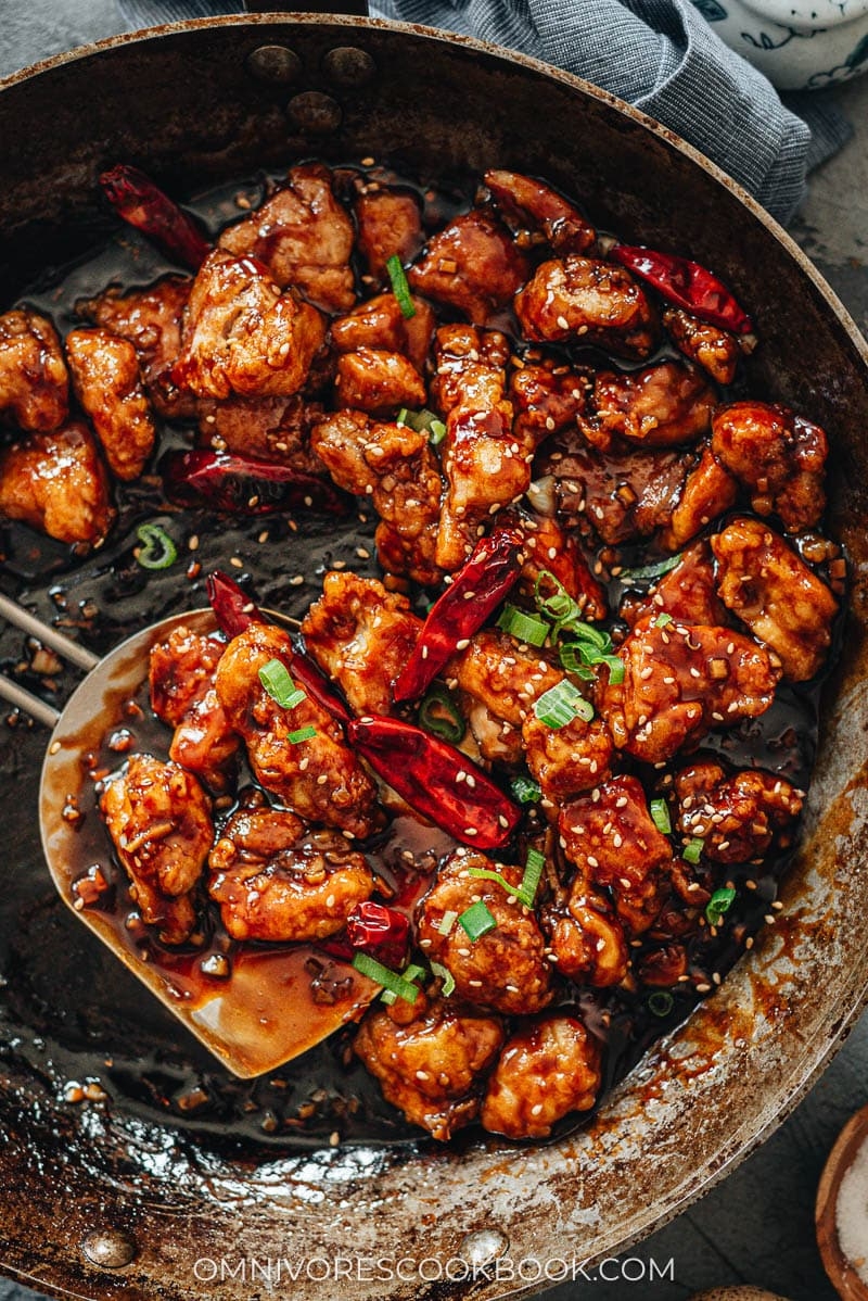 General Tso s Chicken Crispy Chicken Without Deep Frying Omnivore s Cookbook
