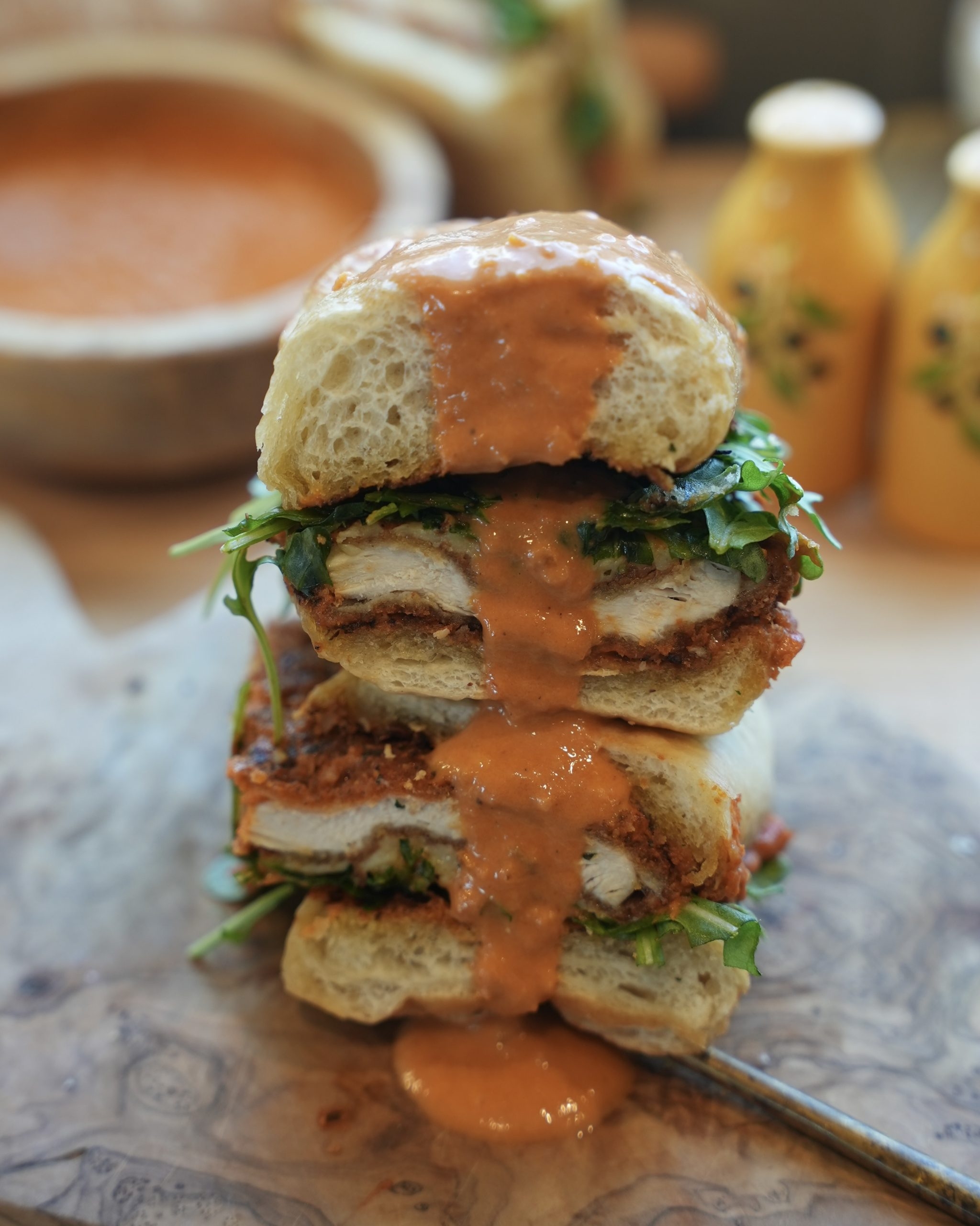 Gigi Hadid Chicken Cutlet Sandwich Mariyum