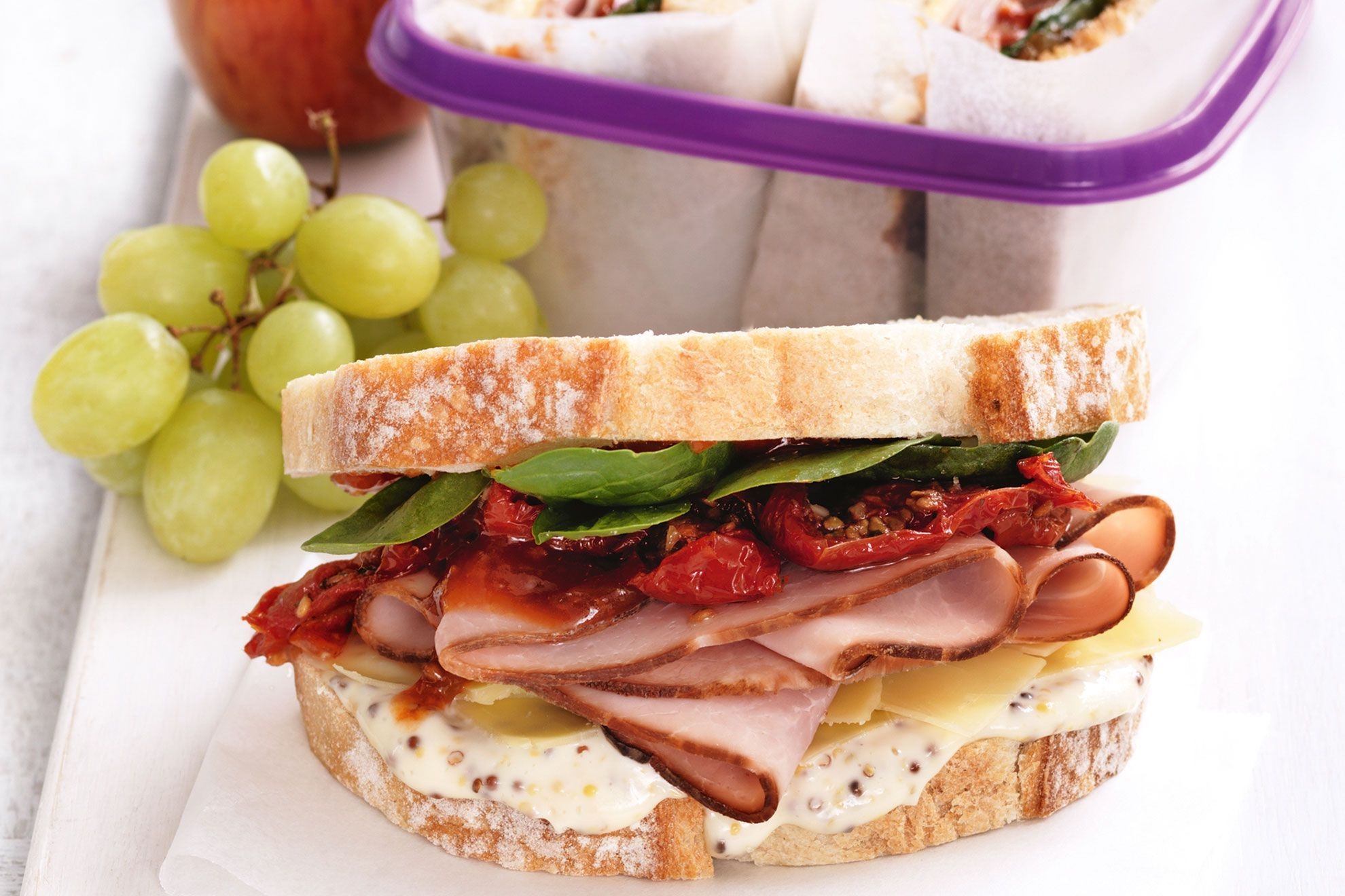 Gourmet Sourdough Ham Sandwich