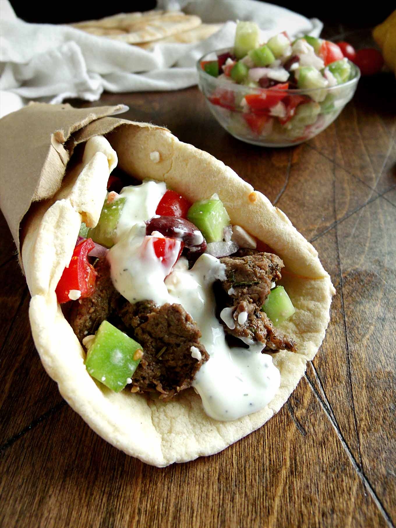 Greek Gyros Tzatziki Sauce Wyldflour Greek Gyros Tzatziki Sauce Wyldflour