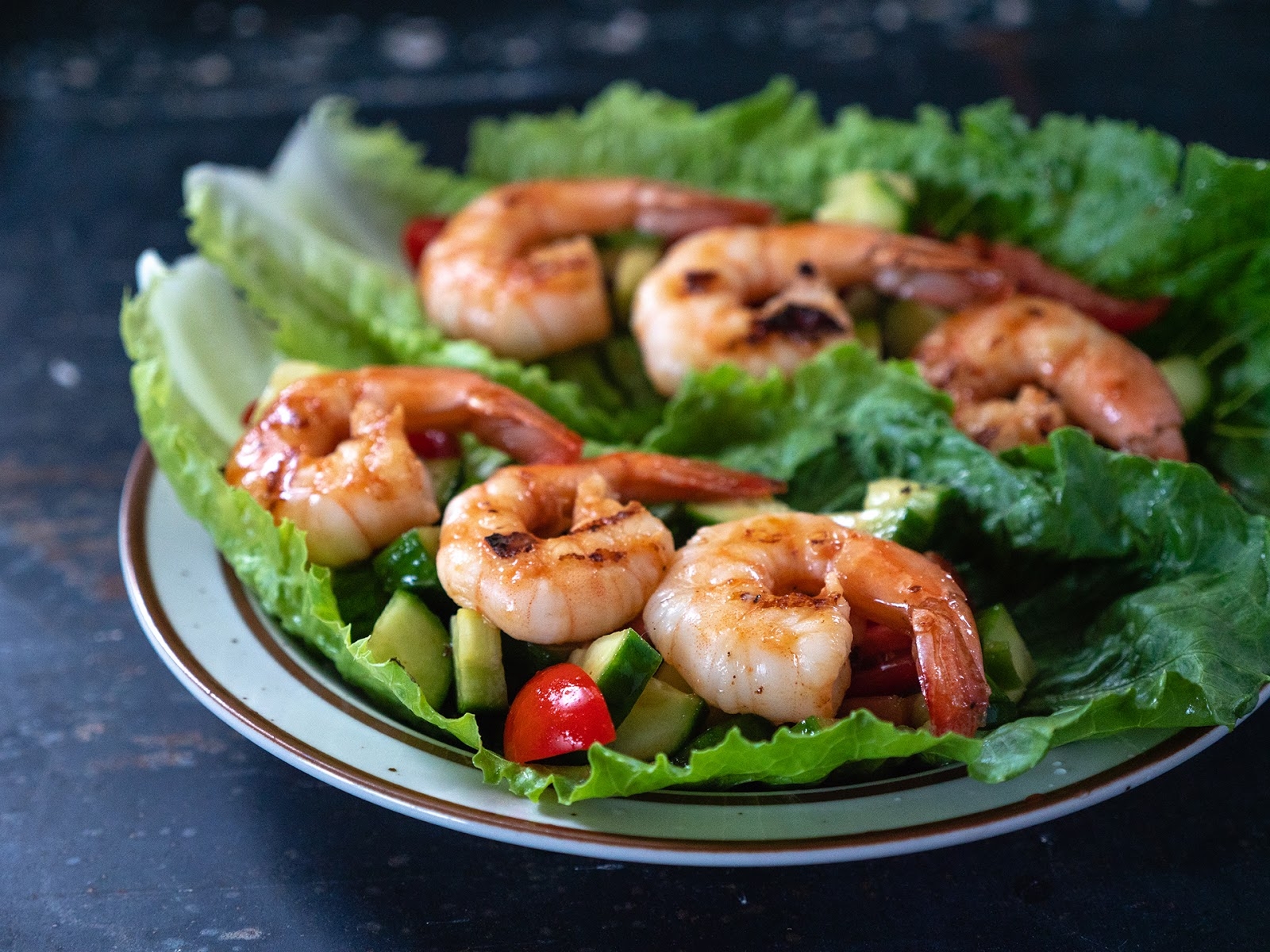 Grilled BBQ Shrimp Lettuce Boats Local Food Rocks Grilled BBQ Shrimp Lettuce Boats Local Food Rocks